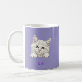 Custom Name Personalized Kitten Art Gift Kaffeetasse