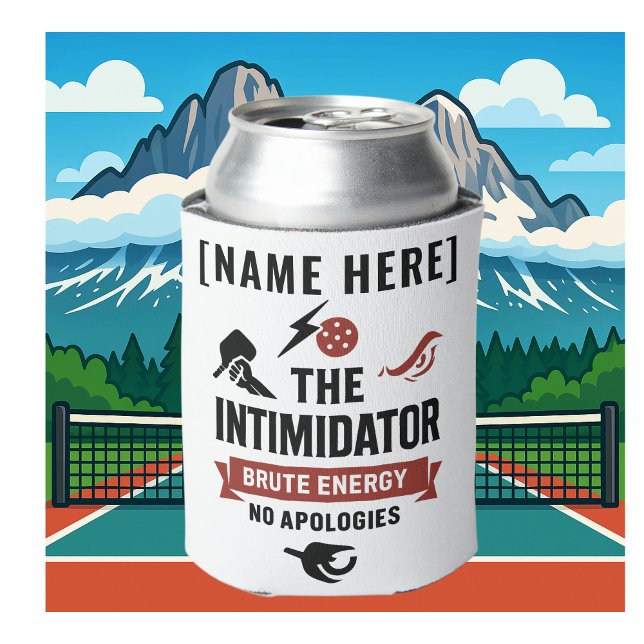 Custom Name Pickleball Intimidator Dosenkühler (PICKLEBALL PERSONALIZED NAME CAN COOLER)