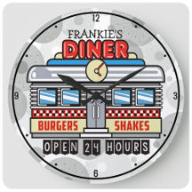 Custom NAME Retro 50s Diner Sign Nostalgic Fifties