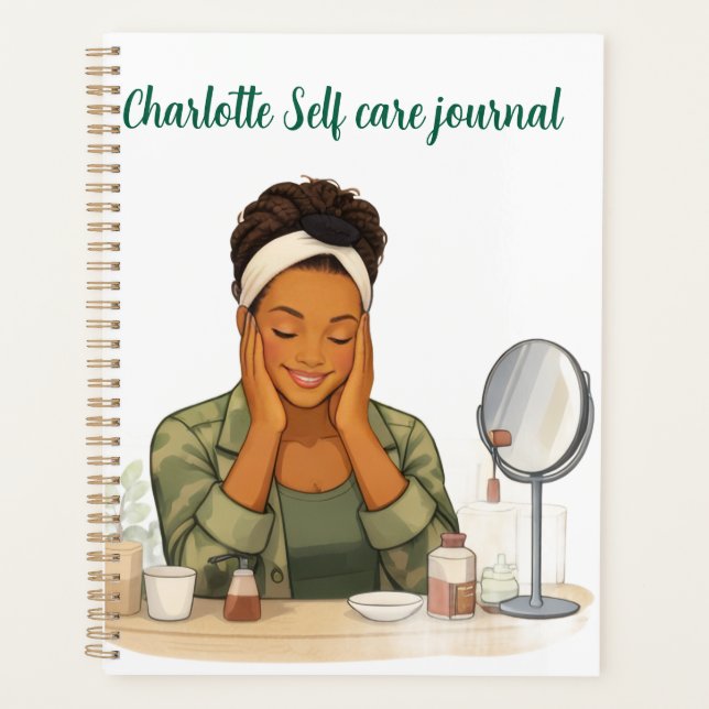 Custom name Self care journal  Planer (Vorderseite)