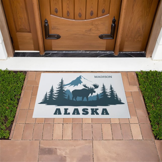 Custom Name & Text ALASKA Fußmatte (Außenbereich)