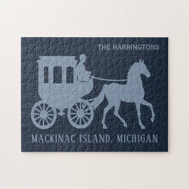 Custom Name & Text Mackinac Island (Horizontal)
