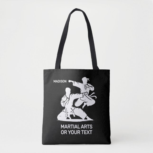 Custom Name & Text Martial Arts Tasche (Vorderseite)