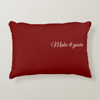 Custom Name Throw Pillow – Geometric Gradient Desi Dekokissen