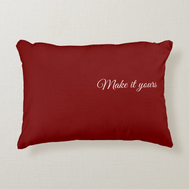 Custom Name Throw Pillow – Geometric Gradient Desi Dekokissen (Vorderseite)