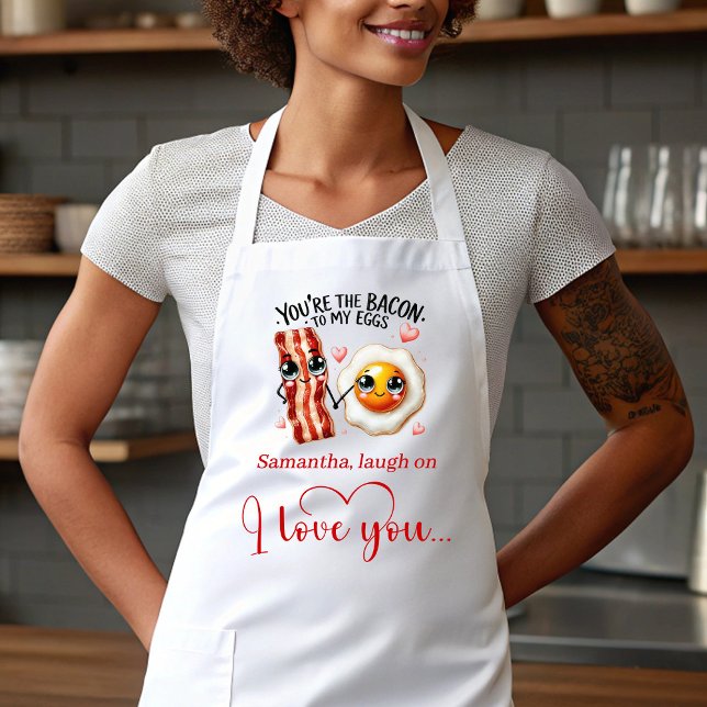 Custom Name Valentine Apron Funny Food Quotes Schürze (Custom Name Valentine Apron Funny Food Quotes)