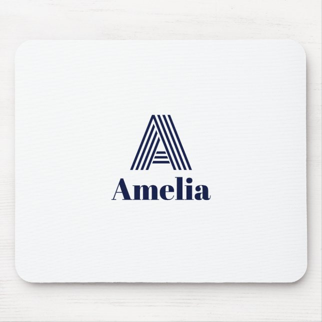 Custom Name Water Bottle Mousepad (Vorne)