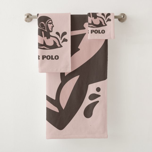 Custom Name Water Polo Badhandtuch Set (Insitu)