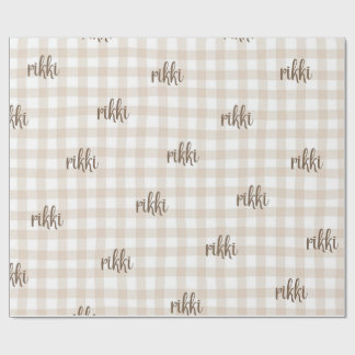 custom name wrapping paper geschenkpapier
