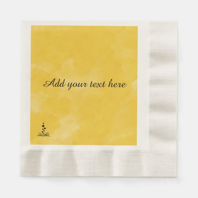 Custom Napkins That Add Charm to Every Occasion Serviette (Vorderseite)