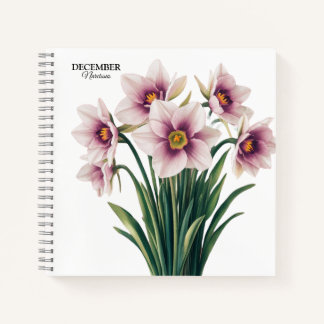 Custom Narcissus Bloom - Dezember Geschenk Notizbuch