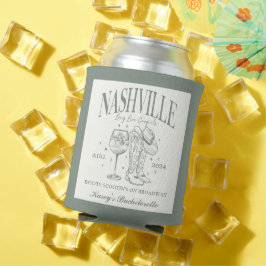 Custom Nashville Bachelorette Rodeo Cocktail Dosenkühler
