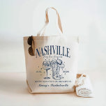 Custom Nashville Bachelorette Rodeo Cocktail Tragetasche<br><div class="desc">Custom Nashville Bachelorette Rodeo Cocktail</div>