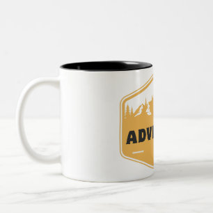 Custom Nature Familienurlaub ، lustiges Abenteuer Zweifarbige Tasse
