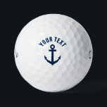 Custom nautic anker Logo Golf Geschenk Set Golfball<br><div class="desc">Custom nautical anker Logo Golf Ball Geschenk Set. Initialisierte Golfbälle mit Schiff Anker Ikone. Maßgeschneiderte monogramm Golfbälle für Golfspieler. Mit Monogramm Golfbälle im maritimen Design. Personalisiertes Golfball-Set mit modernen Schriften. Fun Corporate Business Geschenk Idee für Golfer und Golfer Fans. Einzigartige Geschenke für sportliche Männer und Frauen. Machen Sie sich ein...</div>