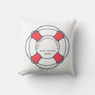 Custom Nautic Swimming Ring Boat House Kissen
