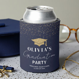 Custom Navy Blue Graduation Party Dosenkühler