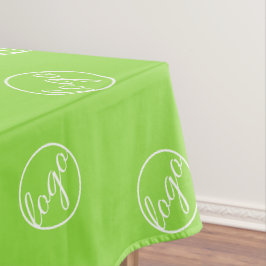 Custom Neon Lime Green Trade Show Logo Business Tischdecke