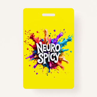 Custom NEUROSPICY learning disability emergency Ausweis