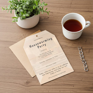 Custom New Home Photo Invitation au réchauffement 