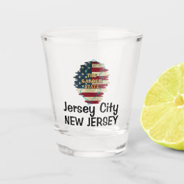 Custom New Jersey Staat Shot Glass Schnapsglas