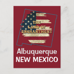 Custom New Mexico Staat Feiertagspostkarte