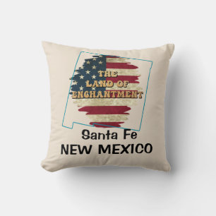 Custom New Mexico Staat Throw Kissen