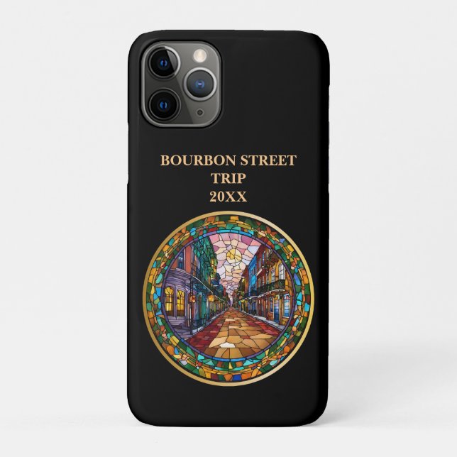 Custom New Orleans Bourbon Street datiert Case-Mate iPhone Hülle (Rückseite)
