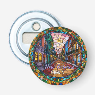 Custom New Orleans Bourbon Street datiert Flaschenöffner