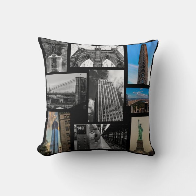 Custom New York City Foto Kissen (Vorderseite)