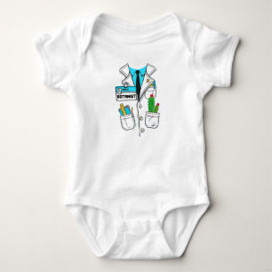 Custom Niedlich Baby Botanist Abzeichen Science La Strampler