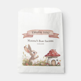 Custom Niedlich Bunny Baby Dusche Vielen Dank für  Geschenktütchen