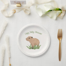 Custom Niedlich Capybara Pun Capy Baby Dusche