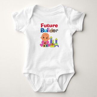 Custom Niedlich Funny Baby Future Builder Architec Strampler
