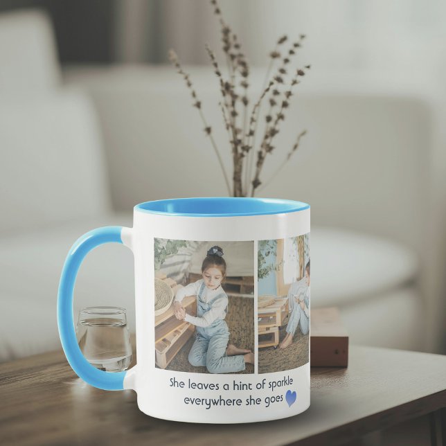 Custom Niedlich Girl Foto Collage Coffee Tasse (Von Creator hochgeladen)
