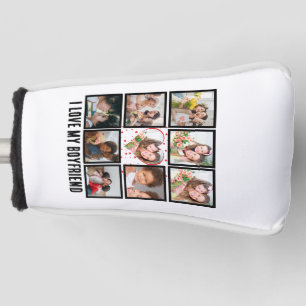 Custom Niedlich I Liebe meinem Freund 9 Foto Colla Golf Headcover