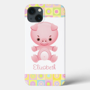 Custom Niedlich Kawaii Pink Pig title_seo2