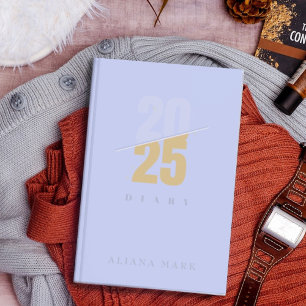 Custom Niedlich Lila Minimal 2025 Kalender Planer