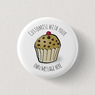 Custom Niedlich Mini Muffin Button