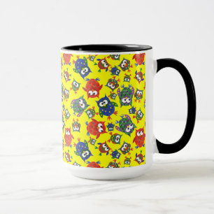 Custom Niedlich Owells Coffee Tasse, rot, blau, gr Tasse