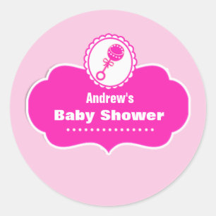 Custom Niedlich Rattle Baby Shooter Sticker