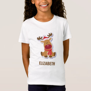 Custom niedlich Rudolph Rentier Weihnachtsmann Cla T-Shirt