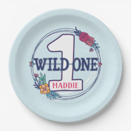 Custom Niedlich Teepee Boho Tribal Erster Geburtst Pappteller