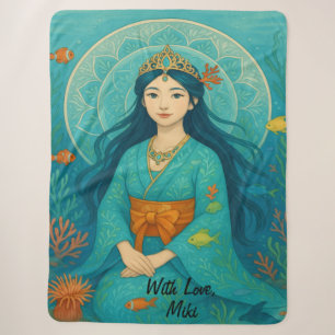 Custom Niedlich Whismusical Underwater Princess Sherpadecke