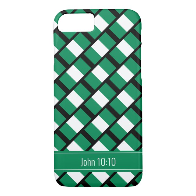 Custom NIGERIA FLAG Case-Mate iPhone Hülle (Rückseite)