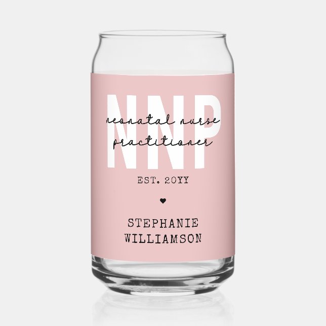 Custom NNP Neonatal Nurse Practitioner Dosenglas (Vorderseite)