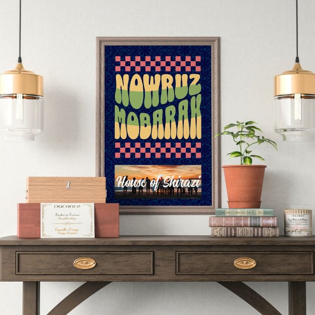 Custom Norooz Persian New Year Wiedersehen Partys Poster (Custom Norooz Persian New Year Reunion Party)