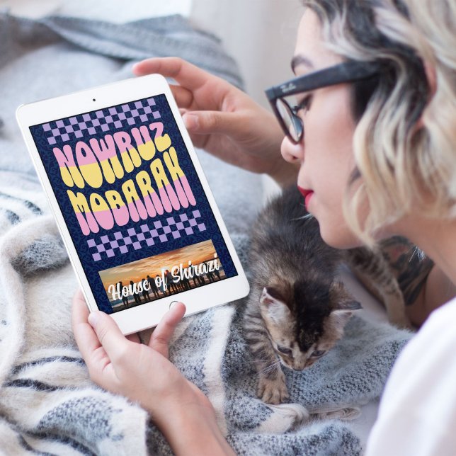 Custom Noroz Persian New Year Wiedersehen Celebrat Poster (Custom Norooz Persian New Year Reunion Celebration)