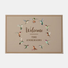 Custom North American Hummingbirds Fußmatte