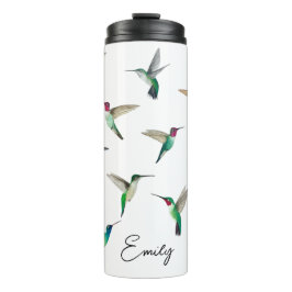 Custom North American Hummingbirds Thermal Tumbler Thermosbecher